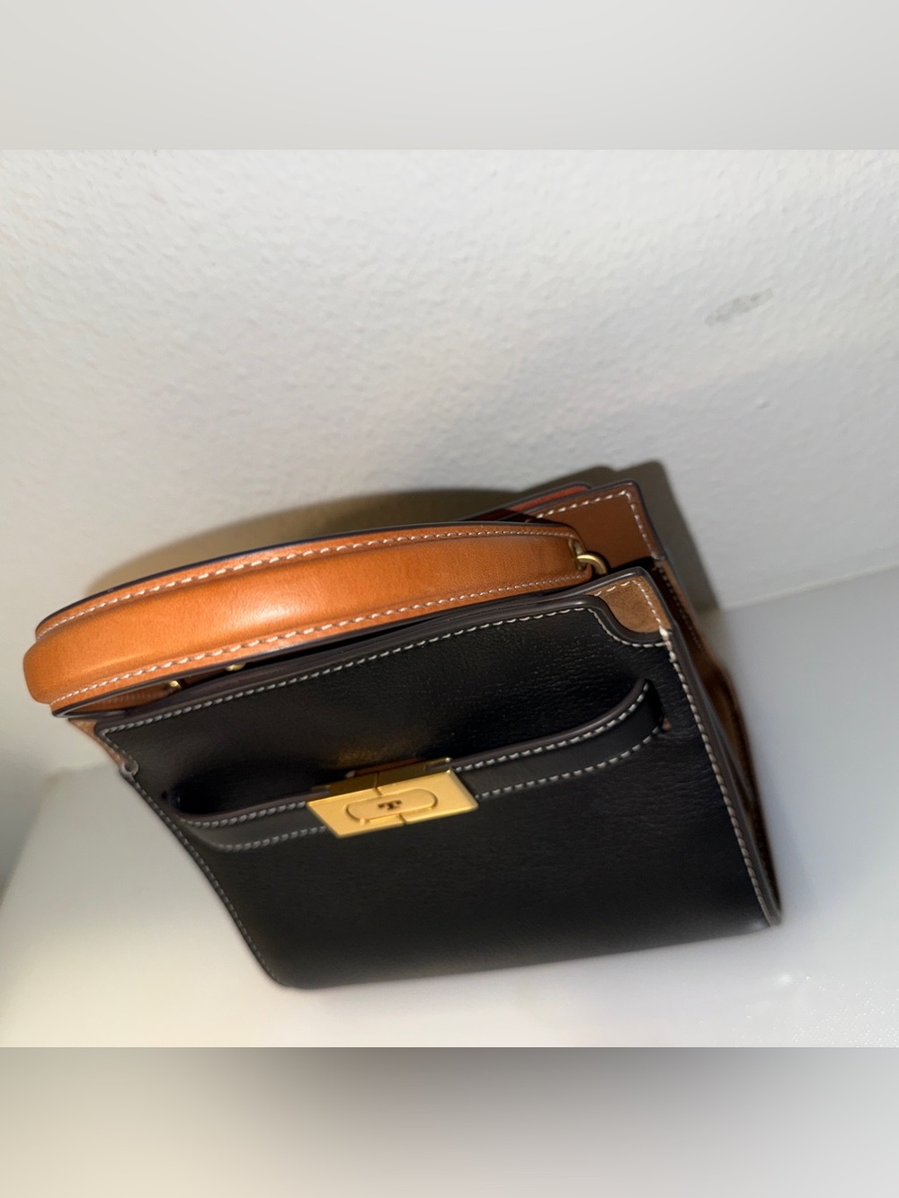 Tory Burch Petite Lee Radziwill Double Bag Black - Original Design - Picture 14 of 16